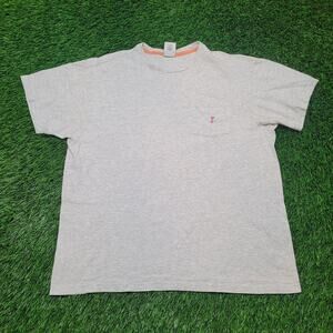 VTG 90s GUESS USA Made in USA Pocket T-Shirt Mens XL Boxy Fit Preppy